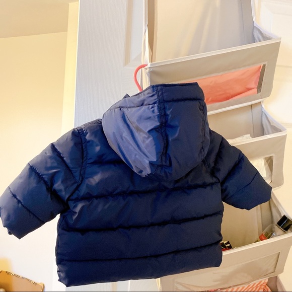 Navy Winter Puffer Jacket - Picture 2 of 2